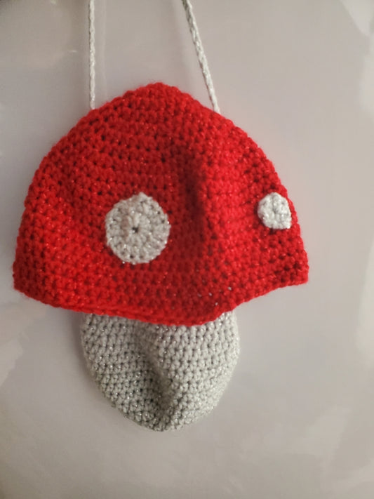 Mushroom Shoulder Pouch Purse